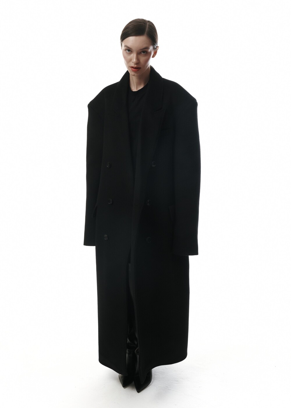 Grandfather's coat black